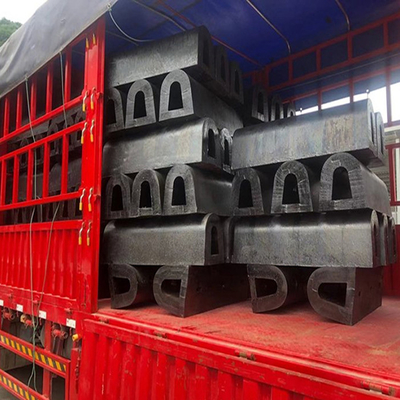 Heavy Duty Dock Rubber D Shape Fender Cuma cumownicza Certyfikacja PIANC
