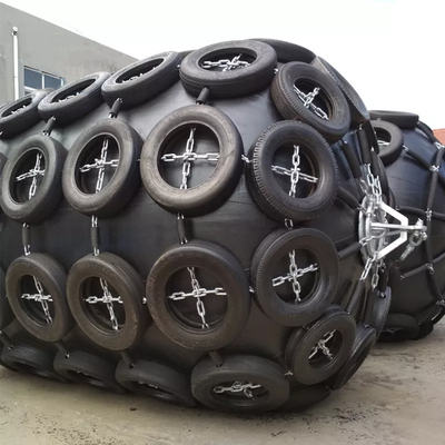 ISO17357 Dock Rubber Fender Pływające pneumatyczne gumowe błotniki typu CTN
