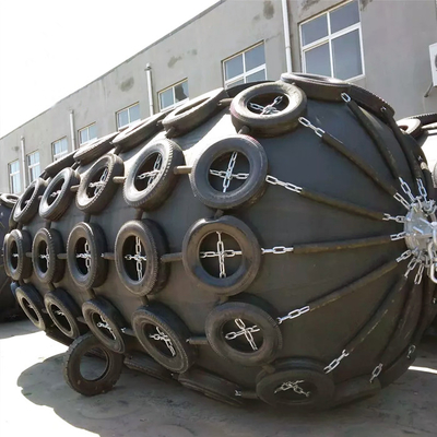 ISO17357 Dock Rubber Fender Pływające pneumatyczne gumowe błotniki typu CTN