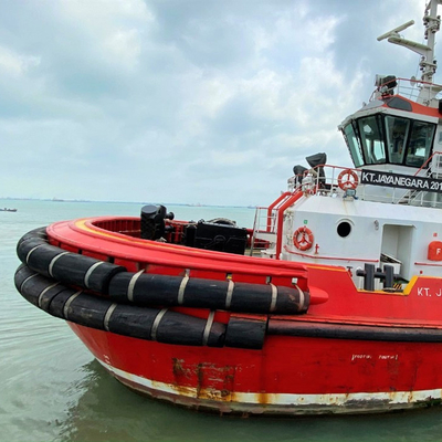 Wysoka absorpcja energii Dock Gumowy błotnik Tug Cylindryczne błotniki łodzi