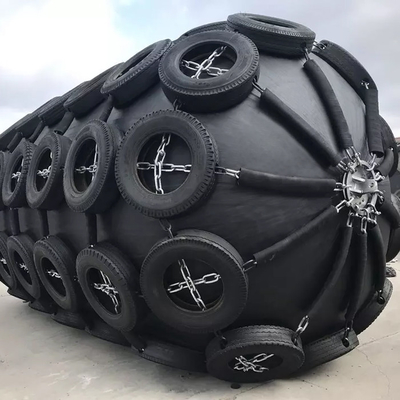 ISO 17357 Yokohama Rubber Fender 4,5 * 9,0M Pływające pneumatyczne gumowe błotniki