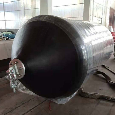 Marine Dock Floating Foam Fender 2,5 * 5,5M Przemysłowy pochłaniający energię czarny kolor