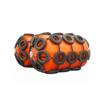 Marine Dock Floating Foam Fender 2,5 * 5,5M Przemysłowy pochłaniający energię czarny kolor