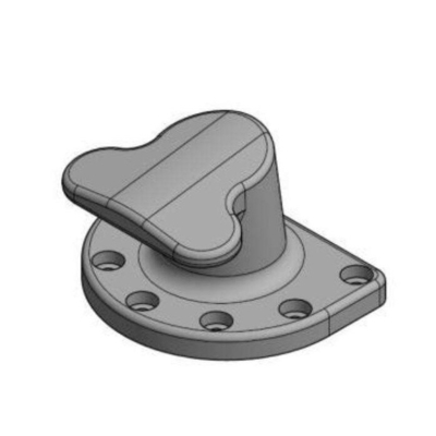 Dock Pier Quay Tee Head Bollard Mooring Marine Żeliwo Qt450