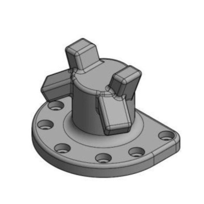 Dock Pier Quay Tee Head Bollard Mooring Marine Żeliwo Qt450