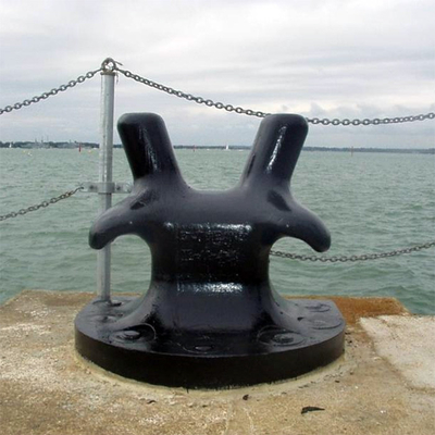 Morskie żeliwne słupki cumownicze Horn Staghorn