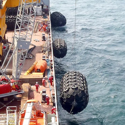 ISO 17357 Fender Yokohama Rubber Fender Standardy jakości powietrza Port dokujący STS