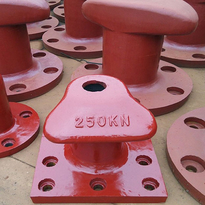 150T Marine Mooring Bollard Odporny na warunki pogodowe Wytrzymały Głowa Tee