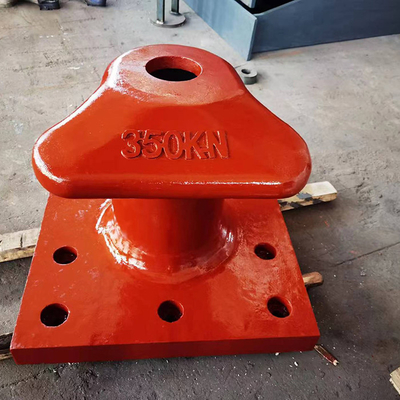 150T Marine Mooring Bollard Odporny na warunki pogodowe Wytrzymały Głowa Tee