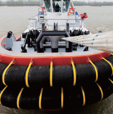 Marynarki Cylindrical Rubber Tug Boat Fenders Bumpers Z ABS Cert