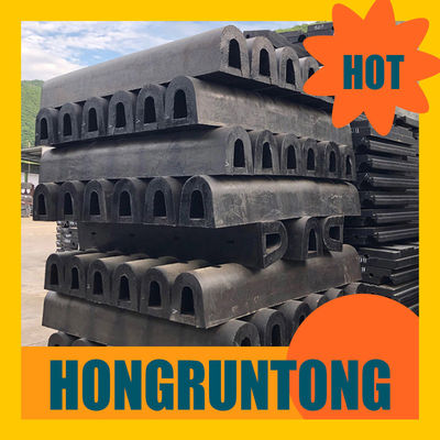 Ochraniacz gumowy typu D o dużej wytrzymałości na ściskanie, długiej żywotności i elastyczności, niezawodna ochrona doku